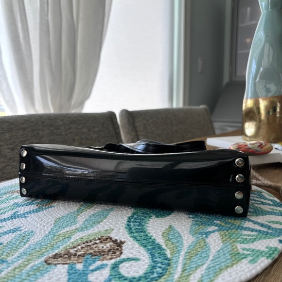 NWT Beijo Black Patent Bag - Picture 6 of 9